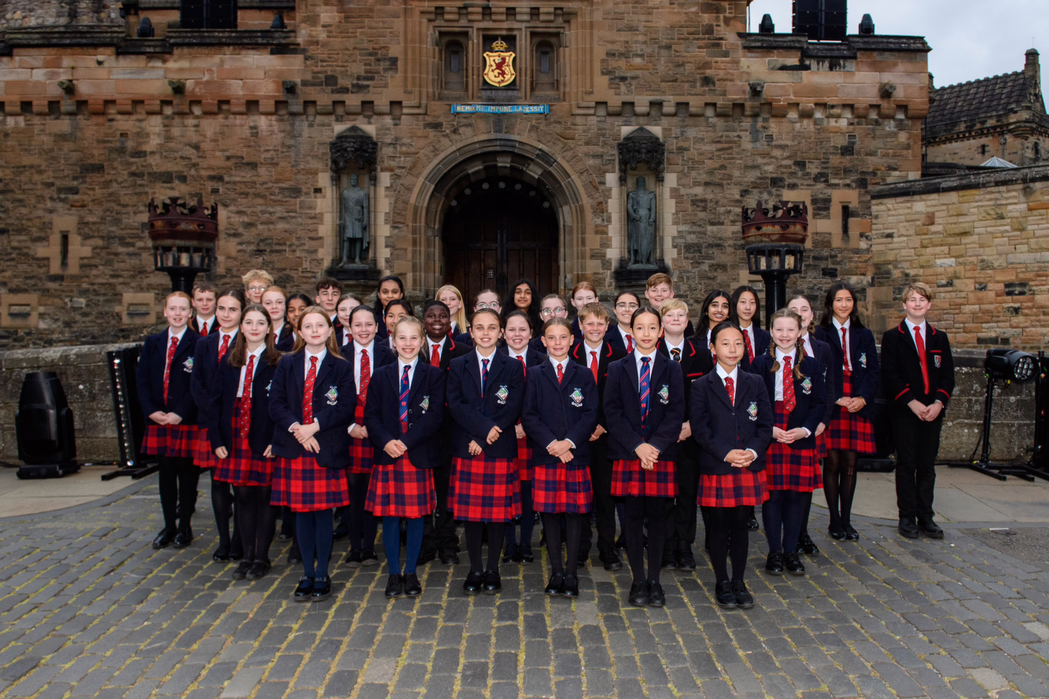 Erskine Stewart Melville Junior and Middle School Choir at the Edinburgh Castle